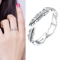 925 Sterling Silver Open Adjustable Rings for Women & Girls. Wedding, Engagement, Anniversary or Gift Rings-ring-SWEET T 52