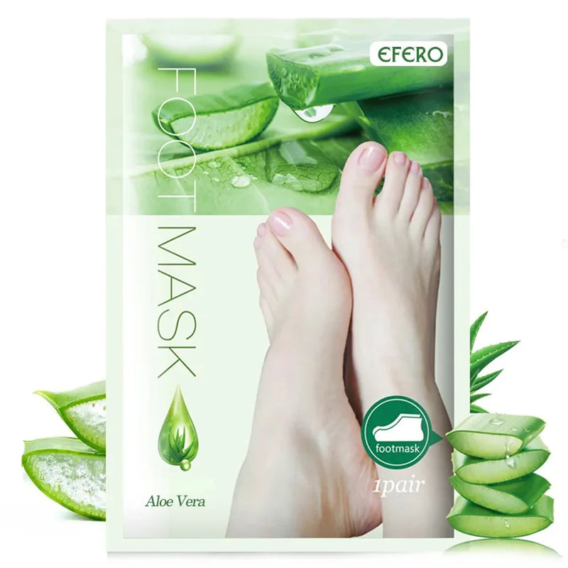 Exfoliating Foot Mask, Foot SPA Pedicure, Smooth, Dead Skin Remover, Moisturizing & Lightening Foot Mask, Unisex