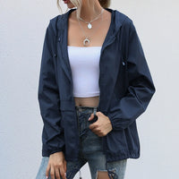 Women's Waterproof Hooded Rain Jacket