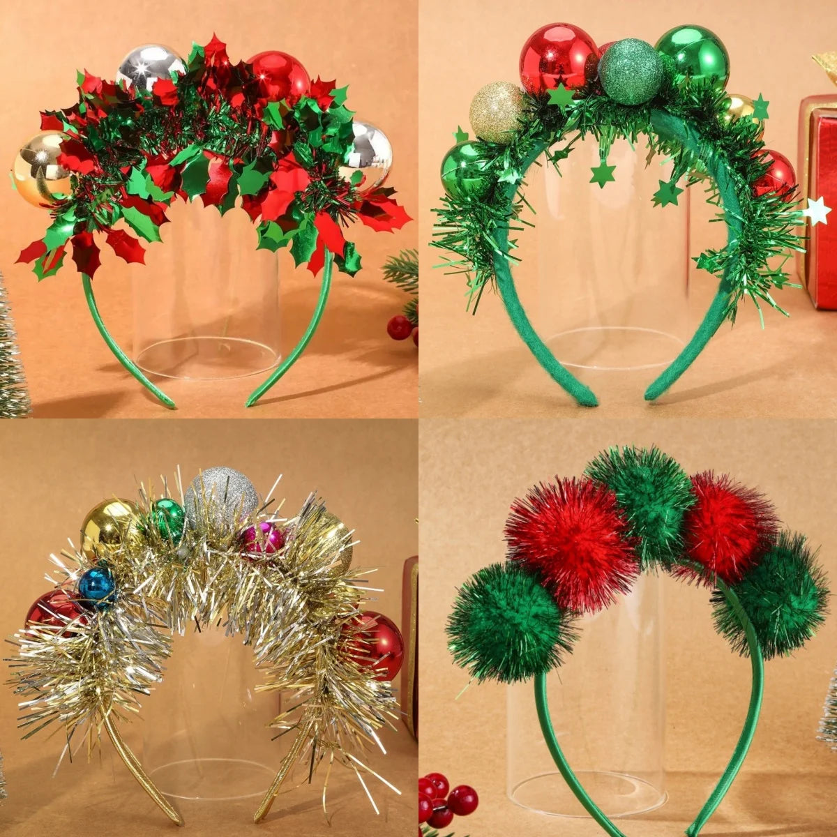 1PC Fashion Christmas Headbands for Women, Cosplay/Cartoon Hairbands, Christmas Party Headbands, Hair Accessories