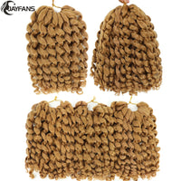 Ombre Jumpy Wand Curl Crochet Hair T 27 30 350 613 Purple Grey 14 Colors 20 Roots Jamaican Twist Synthetic Braid Hair For Women Sweet T 52