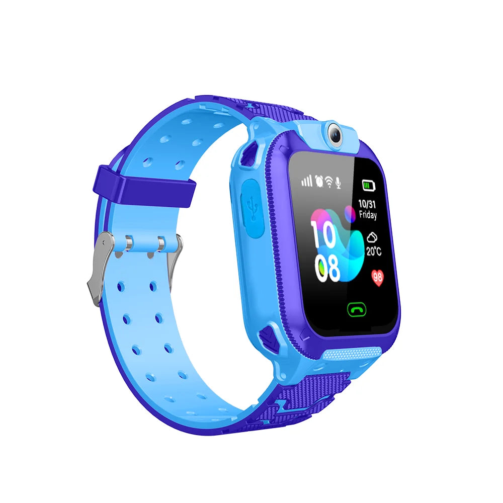 Children's  Smart Watch with Sim Card, SOS, Phone Call, Waterproof, Video Call Safety, Footprint Tracker