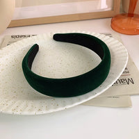 Wide Thick Velvet Headbands for Women. Retro Simple Wide Sponge Hair Bands For Women, Elegant Versatile Hair Accessories