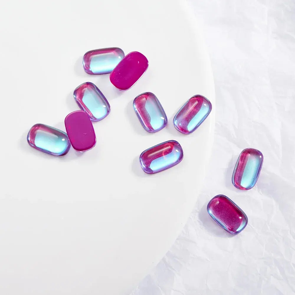 1 Bag Random Luxury Nail Art Dangle Jewelry, Mixed Style Nail Charms, Rhinestones 3D, 50 Pieces - SWEET T 52