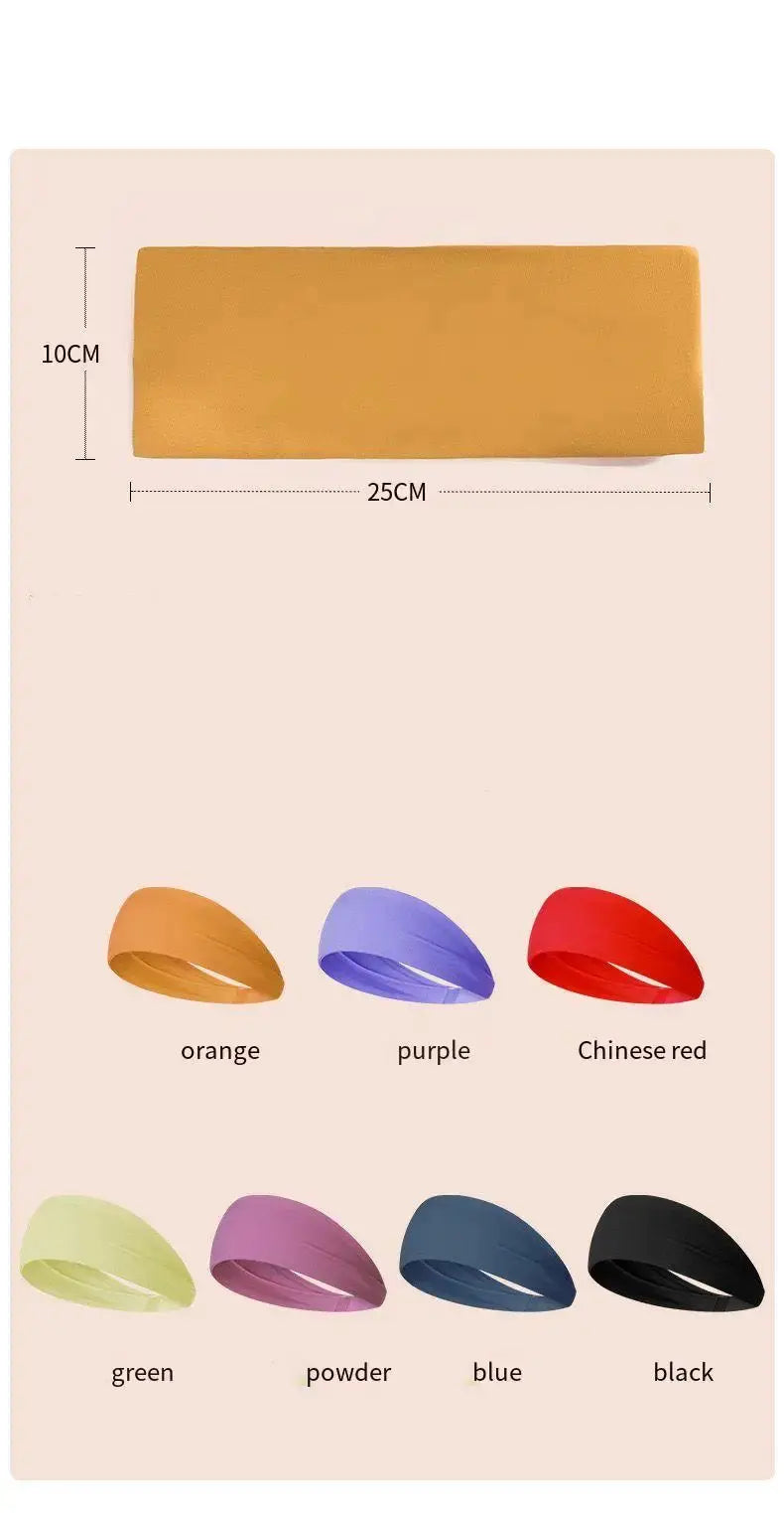 Yoga/Sports High Elastic Breathable Fitness Headbands for Women & Girls, Moisture & Perspiration Absorption-hair accessories-SWEET T 52