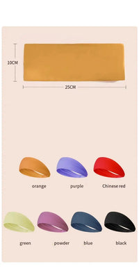 Yoga/Sports High Elastic Breathable Fitness Headbands for Women & Girls, Moisture & Perspiration Absorption-hair accessories-SWEET T 52