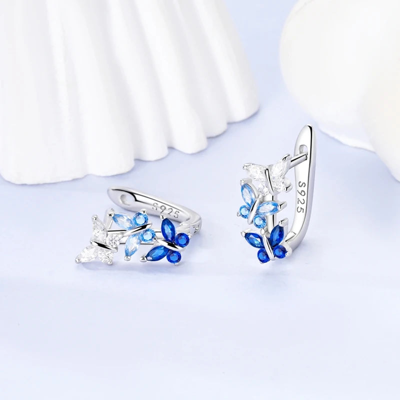 Sterling Silver Charm Earrings, 20 Styles
