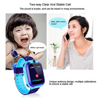 Hot Q12 Smart Watch with Sim Card. SOS, Phone Watch - Children's Smart Watch Photo/Waterproof Kids Gift for IOS Android.