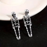 Skeleton Drop Earrings, Halloween