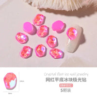 1 Bag Random Luxury Nail Art Dangle Jewelry, Mixed Style Nail Charms, Rhinestones 3D, 50 Pieces - SWEET T 52