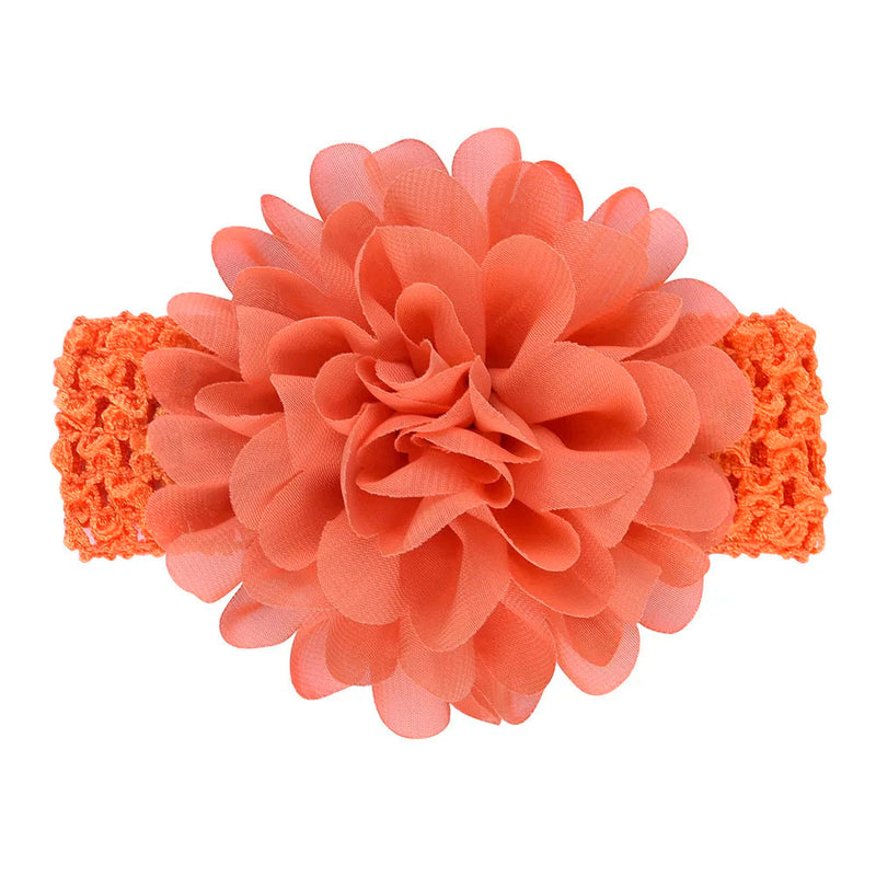 Head Band for Infants/Toddlers - Girls' Headbands, Chiffon Flower, Soft Stretchy Hair Band Accessories Sweet T 52