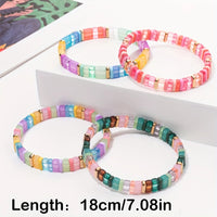 Acrylic Bead Stretch Bracelet
