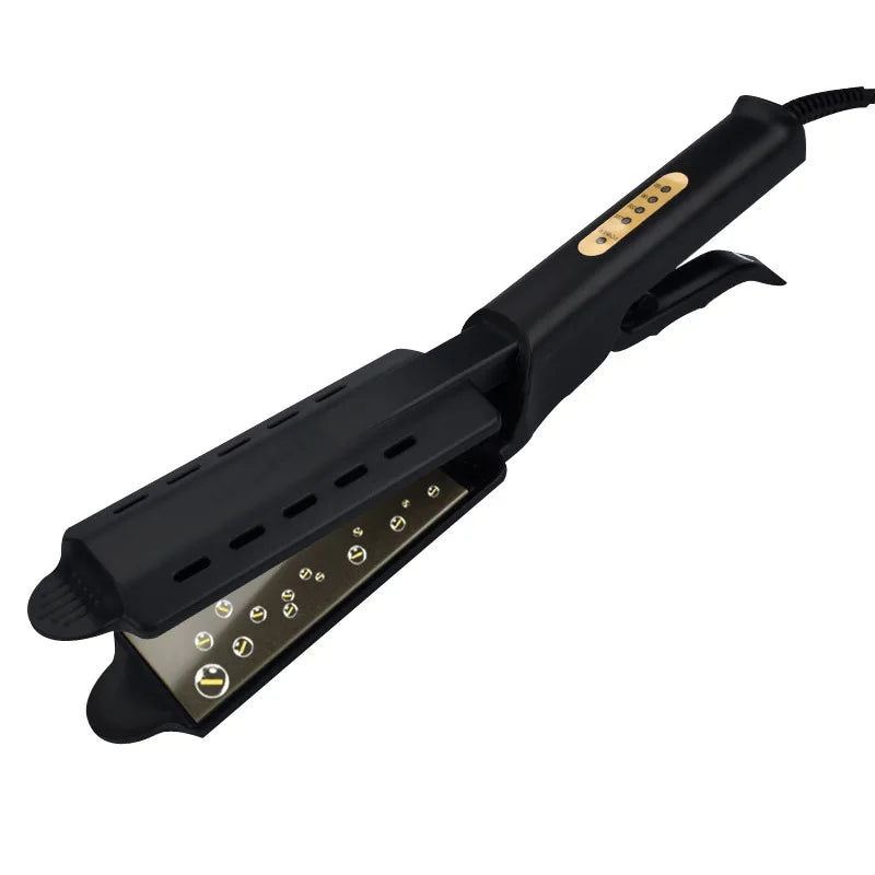 Hair Straightener for Women - Four-gear Temperature Adjustment Ceramic Tourmaline Ionic Flat Iron, Widen Panel