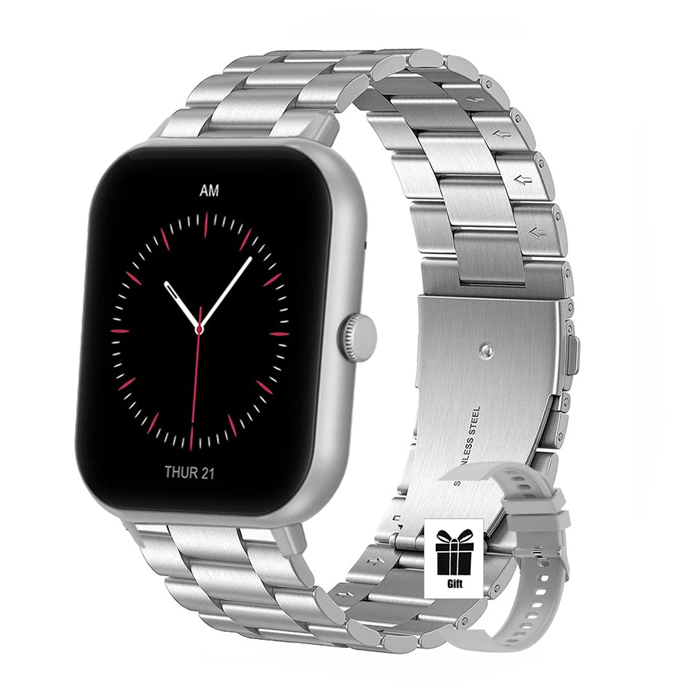 New Luxury Smartwatches Men Full Screen Bluetooth Call Valentine Gift Alarm Clock Custom Photo Health Tracking Watch Women 2025 Sweet T 52