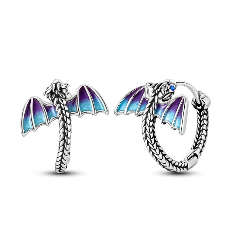 Sterling Silver Charm Earrings, 20 Styles