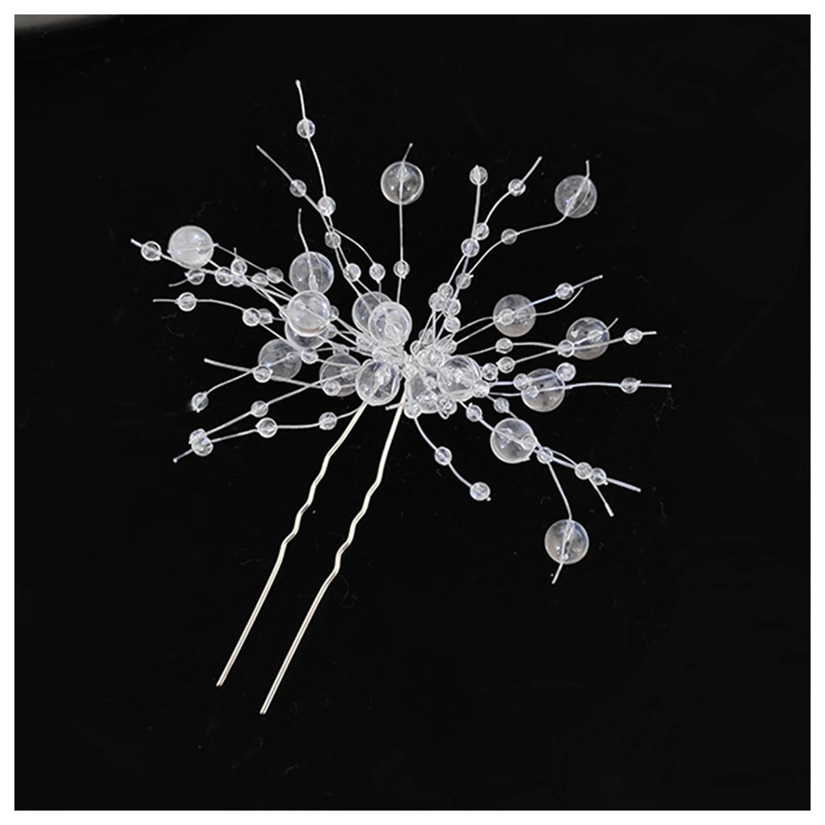 Fashion Crystal Wedding Hairpin Hair Accessories, U-shaped Hairpins, Bridal Hair Jewelry, Rhinestone Women's Hair Clips & Headpieces