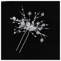 Fashion Crystal Wedding Hairpin Hair Accessories, U-shaped Hairpins, Bridal Hair Jewelry, Rhinestone Women's Hair Clips & Headpieces