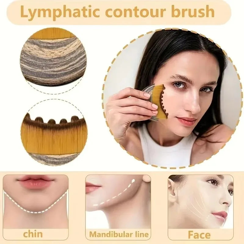 Face and Neck Contour Massage Brush