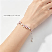 Cherry Blossom Chain Bracelet
