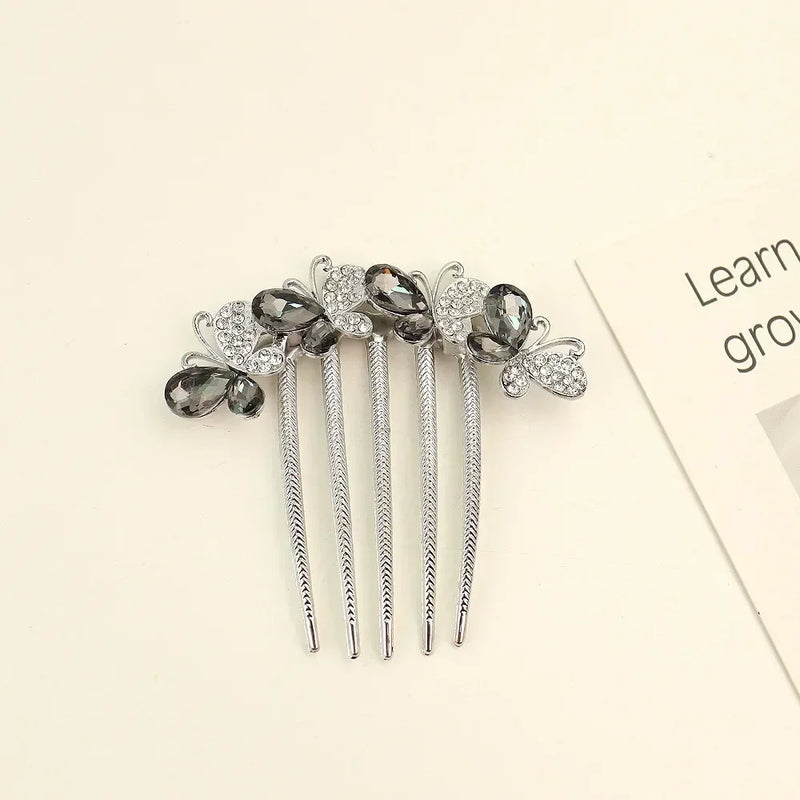 Women's Pearl Crystal Hair Combs, Rhinestone Decorative Hair Clips/Headwear, Jewelry Gifts