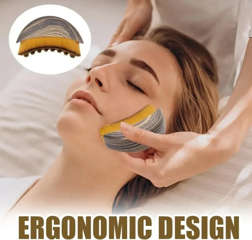 Face and Neck Contour Massage Brush