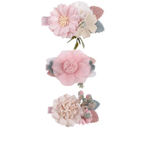 3pcs/set Artificial Flower Hairclip for Baby. Handmade Hairpin, Little Girl Bridal Wedding Party Barrette