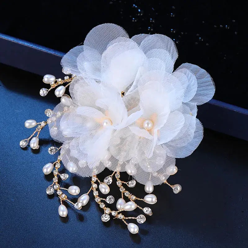 Red Hairpins/Bride Hair Clips - Vintage Chinese Wedding Hair Accessories for Women and Girls-hair accessories-SWEET T 52