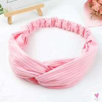 Scrunchies Woman Knotted Turban Hair Accessories for Girls Headband Turban Elastic Hairband Head Wrap Striped  Hair Scrunchies Sweet T 52