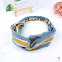 Scrunchies Woman Knotted Turban Hair Accessories for Girls Headband Turban Elastic Hairband Head Wrap Striped  Hair Scrunchies Sweet T 52