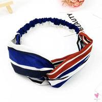 Scrunchies Woman Knotted Turban Hair Accessories for Girls Headband Turban Elastic Hairband Head Wrap Striped  Hair Scrunchies Sweet T 52