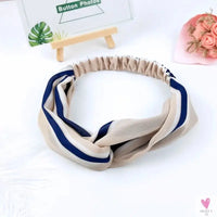 Scrunchies Woman Knotted Turban Hair Accessories for Girls Headband Turban Elastic Hairband Head Wrap Striped  Hair Scrunchies Sweet T 52