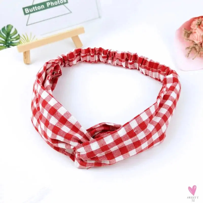 Scrunchies Woman Knotted Turban Hair Accessories for Girls Headband Turban Elastic Hairband Head Wrap Striped  Hair Scrunchies Sweet T 52