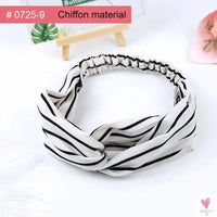 Scrunchies Woman Knotted Turban Hair Accessories for Girls Headband Turban Elastic Hairband Head Wrap Striped  Hair Scrunchies Sweet T 52