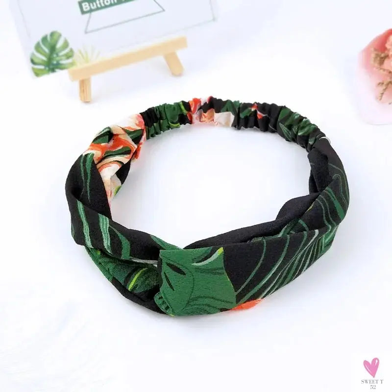 Scrunchies Woman Knotted Turban Hair Accessories for Girls Headband Turban Elastic Hairband Head Wrap Striped  Hair Scrunchies Sweet T 52