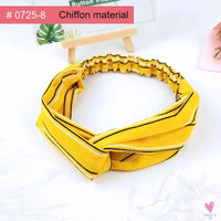 Scrunchies Woman Knotted Turban Hair Accessories for Girls Headband Turban Elastic Hairband Head Wrap Striped  Hair Scrunchies Sweet T 52