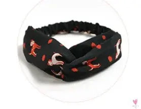 Scrunchies Woman Knotted Turban Hair Accessories for Girls Headband Turban Elastic Hairband Head Wrap Striped  Hair Scrunchies Sweet T 52