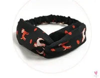 Scrunchies Woman Knotted Turban Hair Accessories for Girls Headband Turban Elastic Hairband Head Wrap Striped  Hair Scrunchies Sweet T 52