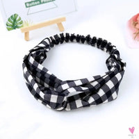 Scrunchies Woman Knotted Turban Hair Accessories for Girls Headband Turban Elastic Hairband Head Wrap Striped  Hair Scrunchies Sweet T 52