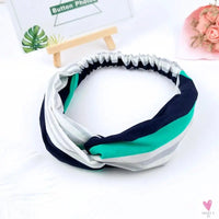 Scrunchies Woman Knotted Turban Hair Accessories for Girls Headband Turban Elastic Hairband Head Wrap Striped  Hair Scrunchies Sweet T 52