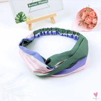 Scrunchies Woman Knotted Turban Hair Accessories for Girls Headband Turban Elastic Hairband Head Wrap Striped  Hair Scrunchies Sweet T 52