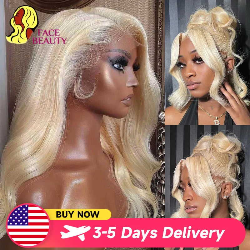360 Lace Frontal Wig 613 Blonde 13x4 13x6 Body Wave Lace Front Wig Preplucked Brazilian Lace Front Human Hair Wigs 30 32 38 Inch Sweet T 52
