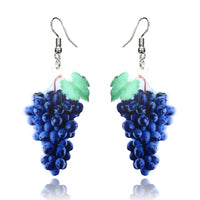 New Fashion Strawberry Cake Earrings for Women. Resin Handmade Cute Watermelon/Lemon Drop Earrings.