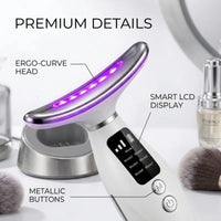LED Face and Neck Massager, 7 Modes