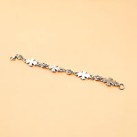 Men's Gothic Cross Link Bracelet