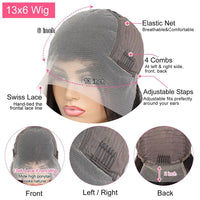 13x6 Highlight Ombre Lace Front 4/27 Colored Straight 100% Human Hair 30 36 Inch Honey Blonde Hd Lace Front Wigs 200 Density Sweet T 52