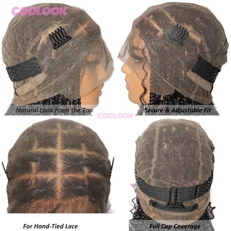 10" Short Bob Wigs Synthetic Braided Wigs For Women Box Braid Full Lace Wig Braid African Cornrow Braids Lace Wigs Cheap Sweet T 52