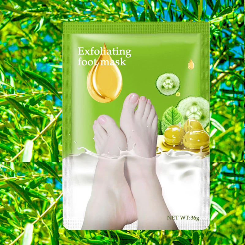 Exfoliating Foot Mask, Foot SPA Pedicure, Smooth, Dead Skin Remover, Moisturizing & Lightening Foot Mask, Unisex