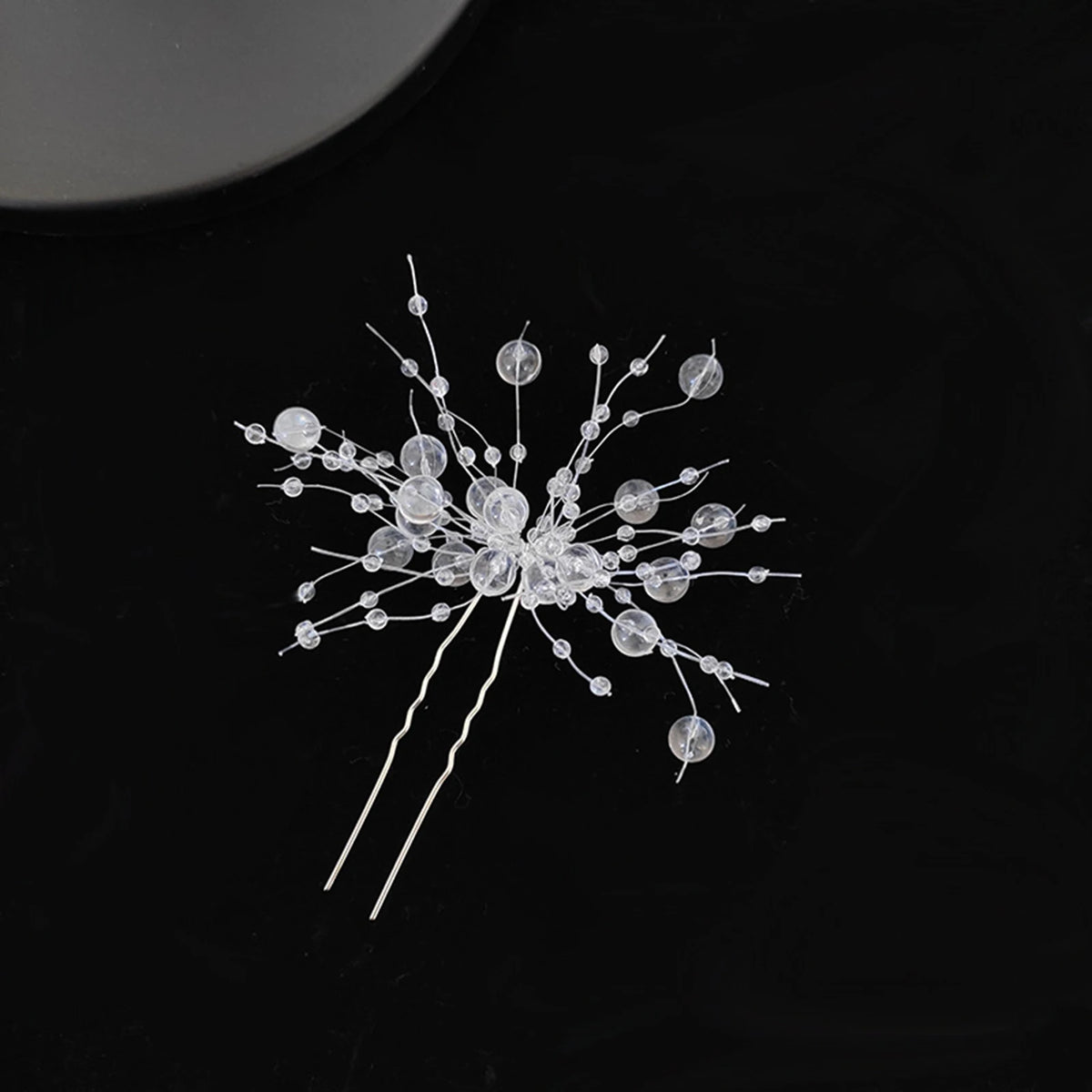 Fashion Crystal Wedding Hairpin Hair Accessories, U-shaped Hairpins, Bridal Hair Jewelry, Rhinestone Women's Hair Clips & Headpieces