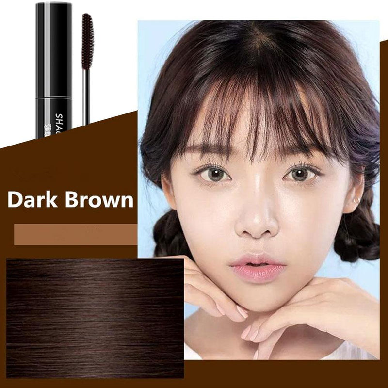 Instant Gray Root Coverage for Women and Men in Black and Brown - Easy Washout