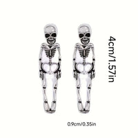 Skeleton Drop Earrings, Halloween